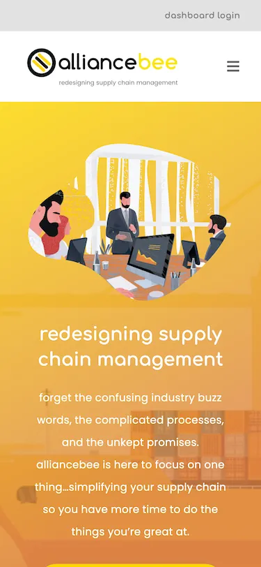 AllianceBee website Screenshot