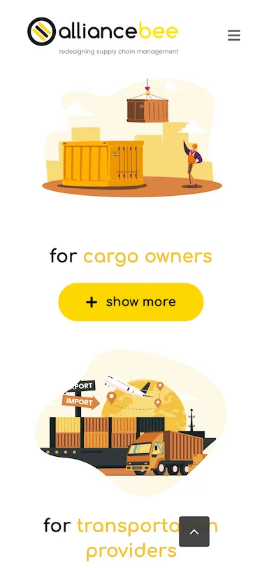 AllianceBee website Screenshot