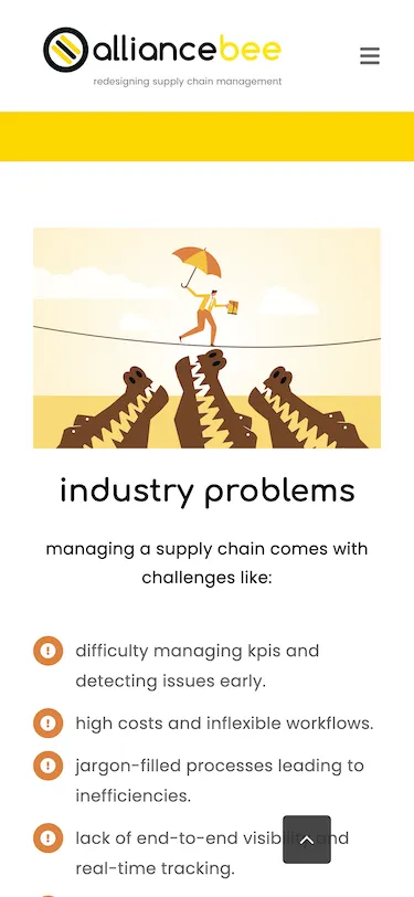 AllianceBee website Screenshot