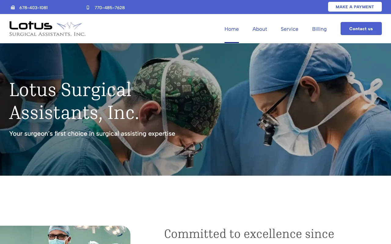 Lotus website Screenshot