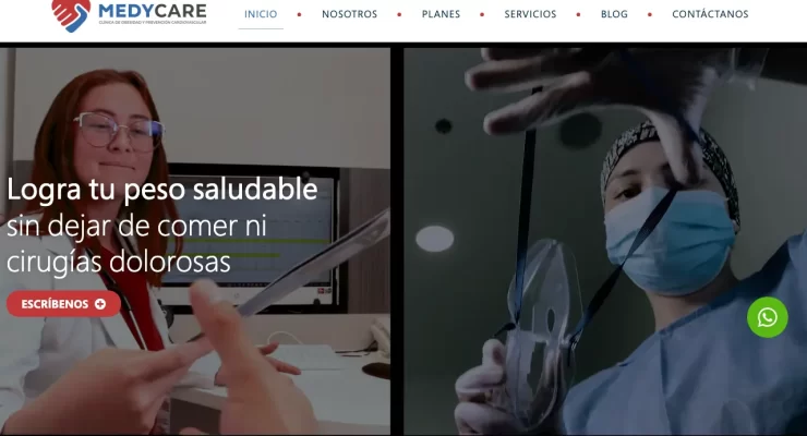 Medycare website Screenshot