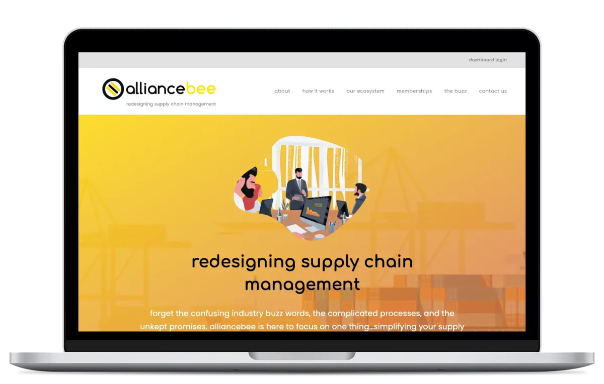 AllianceBee website homepage screenshot
