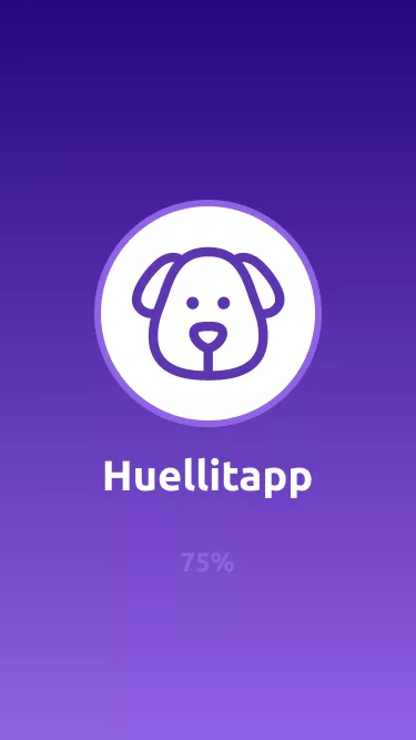 caso-huellitapp-inicio Interfaz de carga inicial HuellitApp
